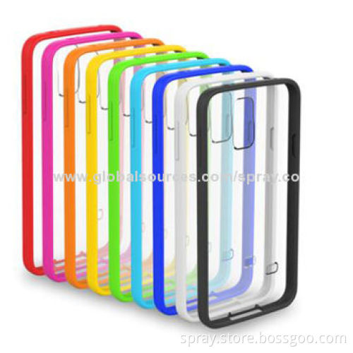 PC + TPU Cases for Samsung Galaxy S 5, Compact Structure from Dual-injection, Two Tones Color